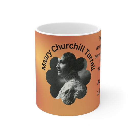 Mary Churchill Terrell Ceramic Mug 11oz