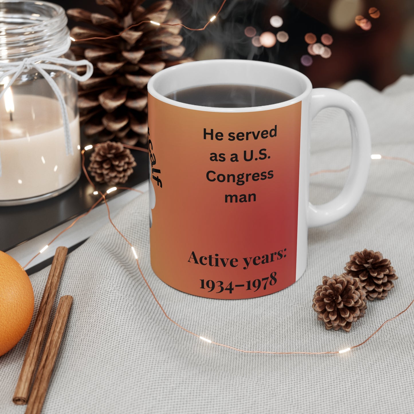 Ralph Metcalf Ceramic Mug 11oz