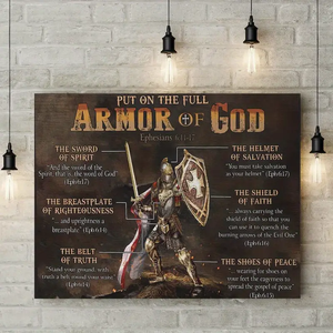 Armor Of GodArmor of God 8x12 Inspirational Wall Art Print - Ephesians 6:11-17