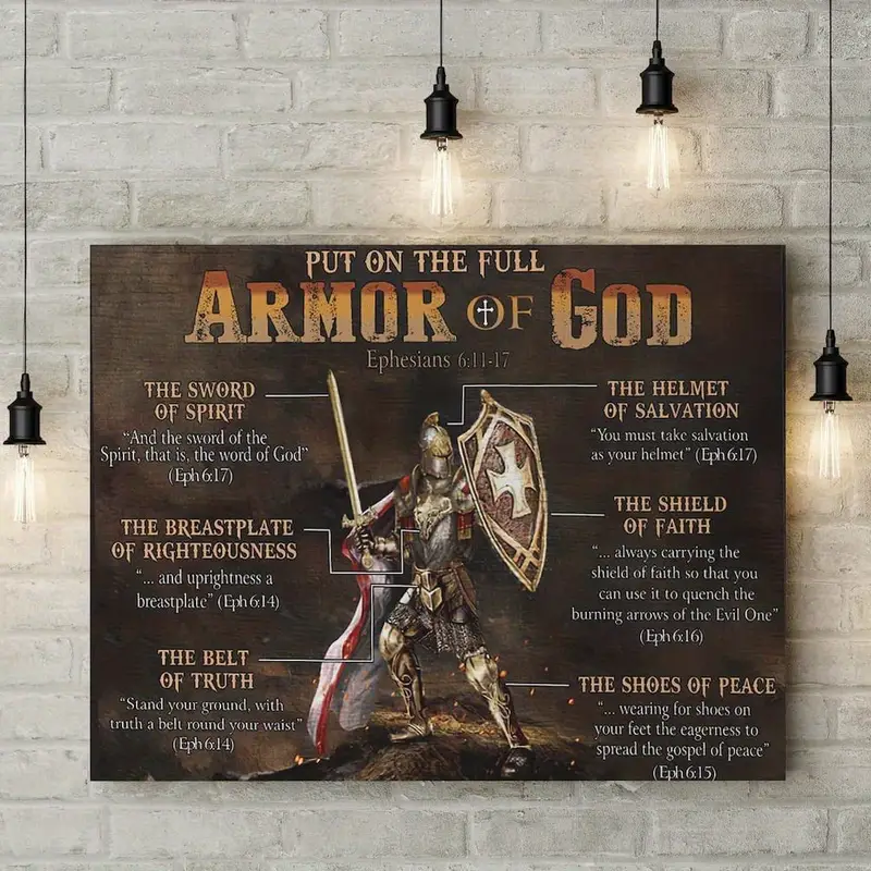 Armor Of GodArmor of God 8x12 Inspirational Wall Art Print - Ephesians 6:11-17