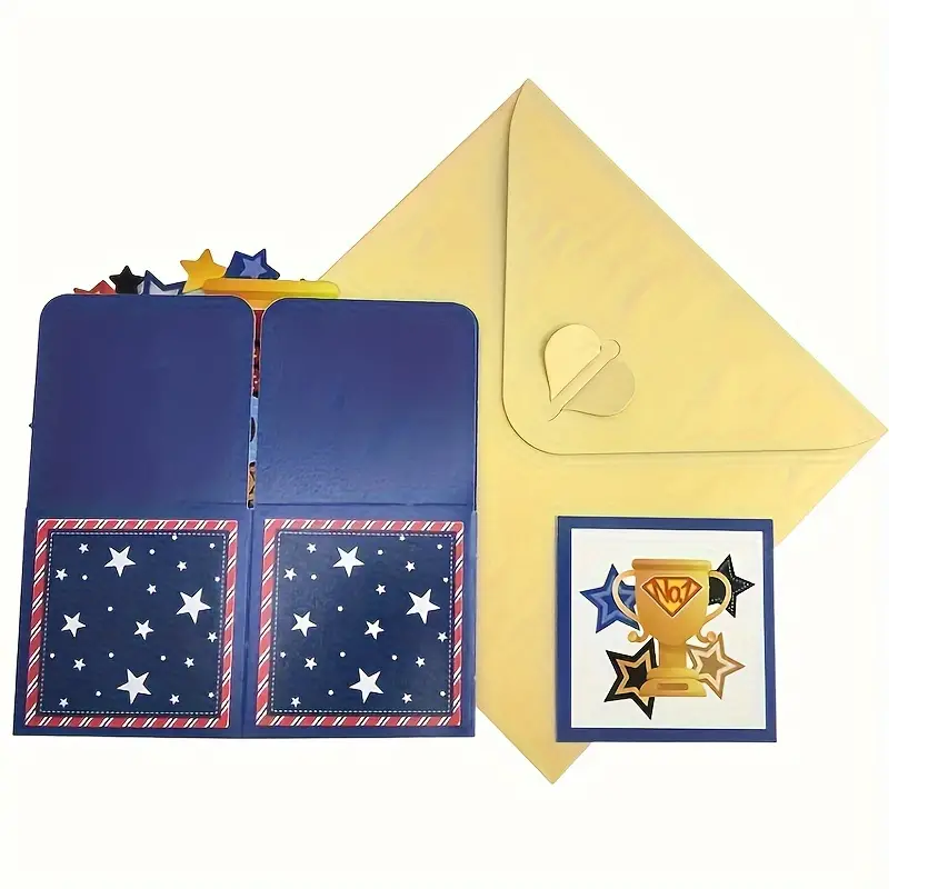 Father's Day, Father's Birthday Pop-up Greeting Card Box,