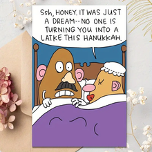 Load image into Gallery viewer, Funny Happy Hanukkah Greeting Card
