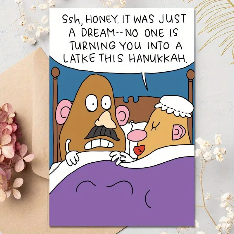 Funny Happy Hanukkah Greeting Card