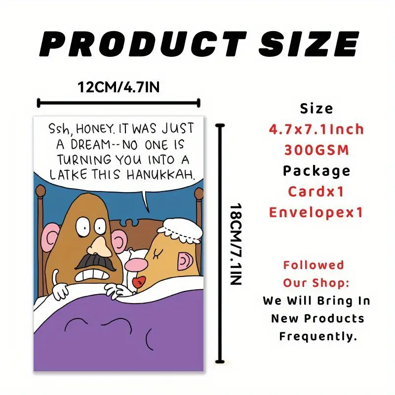 Funny Happy Hanukkah Greeting Card