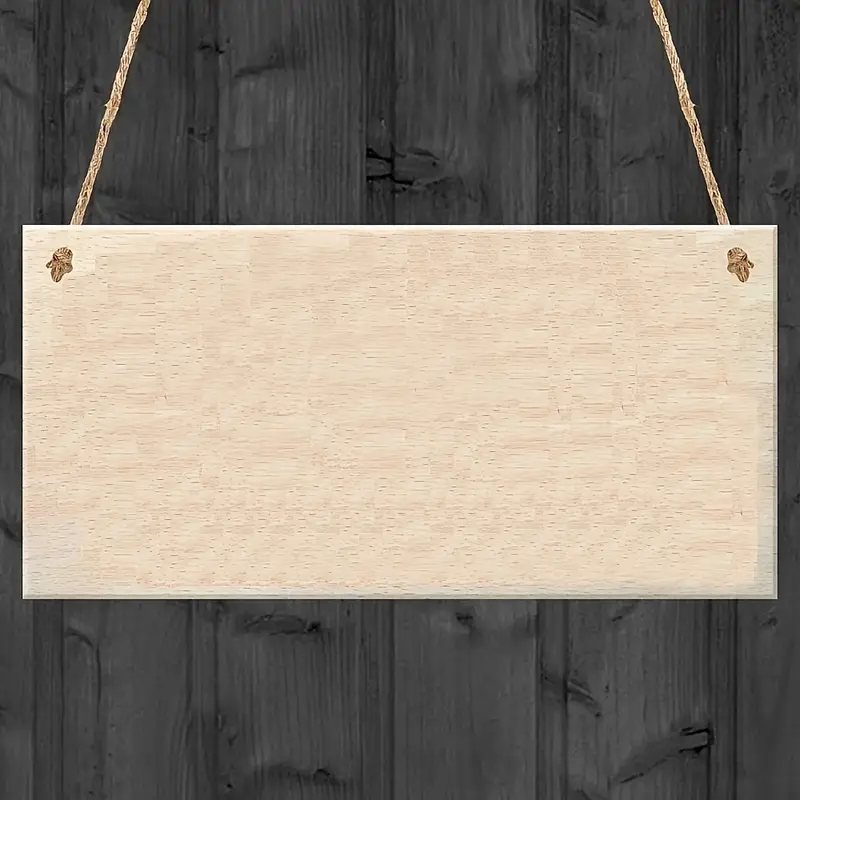 Game Lover Wood Sign Back