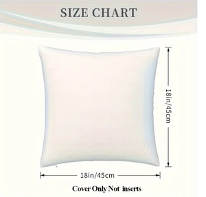 Short Plush Throw Pillow Covers