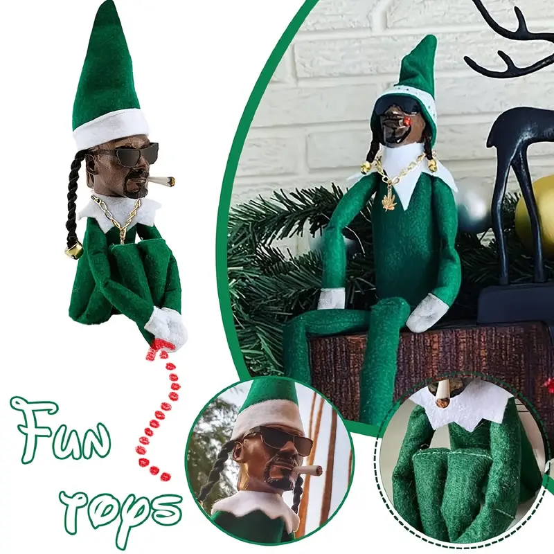 Hip Hop Elf on the Shelf Plush Doll