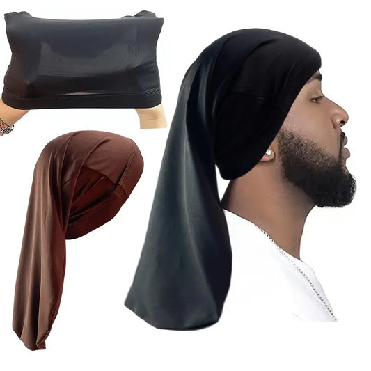Unisex Spandex Long Tail Bonnet Cap