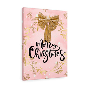 Merry Christmas Wreath Canvas Gallery Wraps