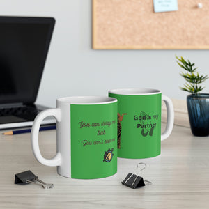 "God is My Partner" Quote Ceramic Mug 11oz