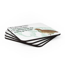 Load image into Gallery viewer, Cork Back Coaster Partridge in a Pear Tree
