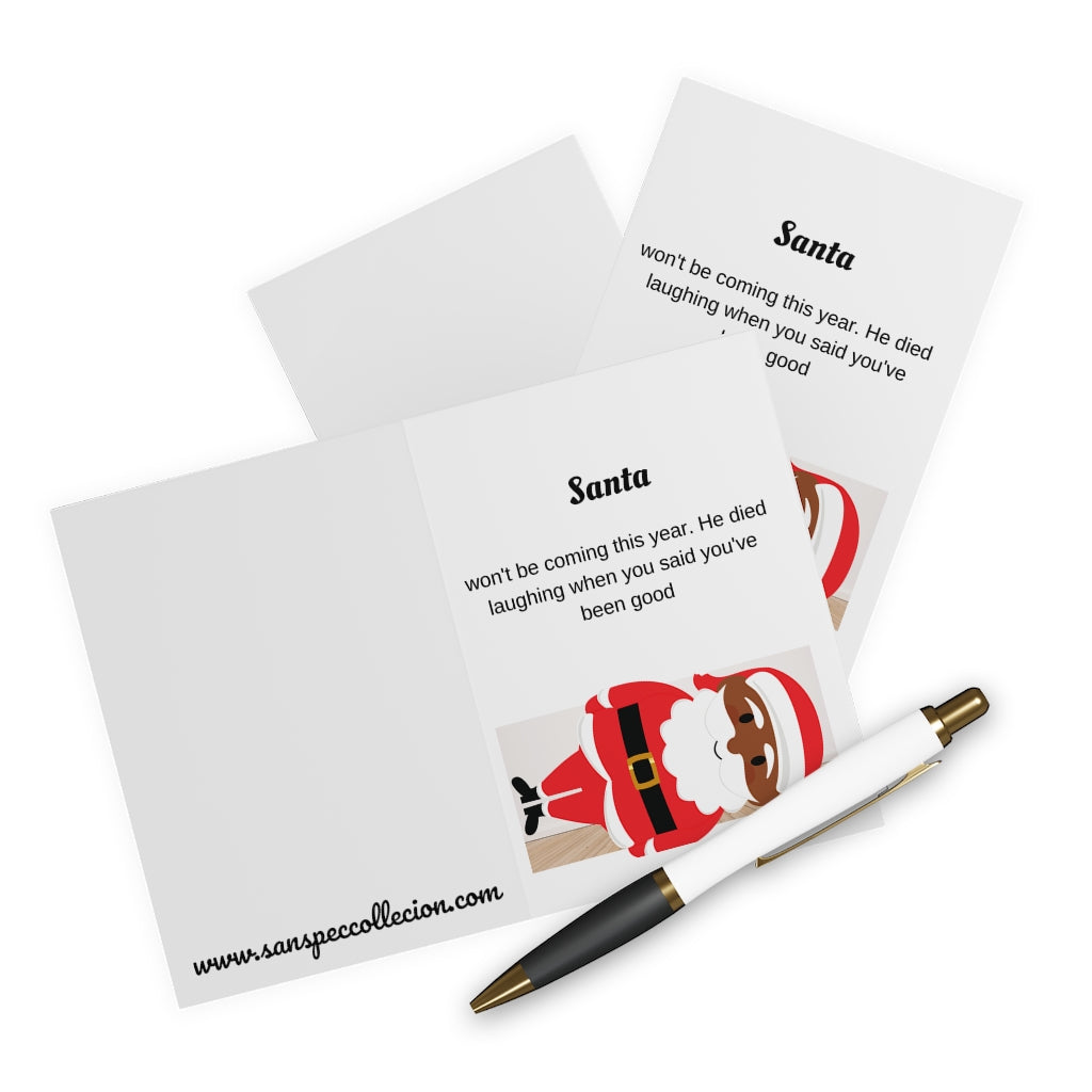 Greeting Cards (5 Pack) Santa Won't Be Coming