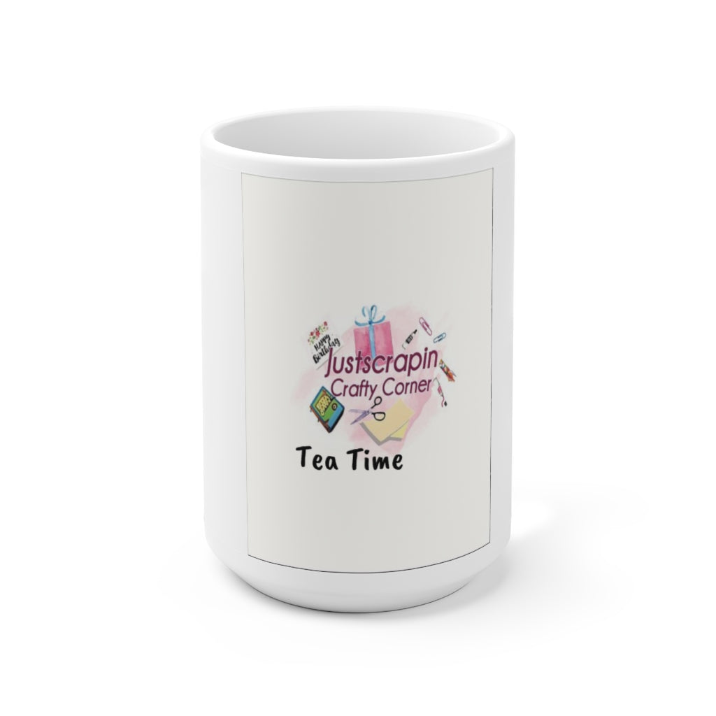 Just Scrapin Ceramic Mug 15oz