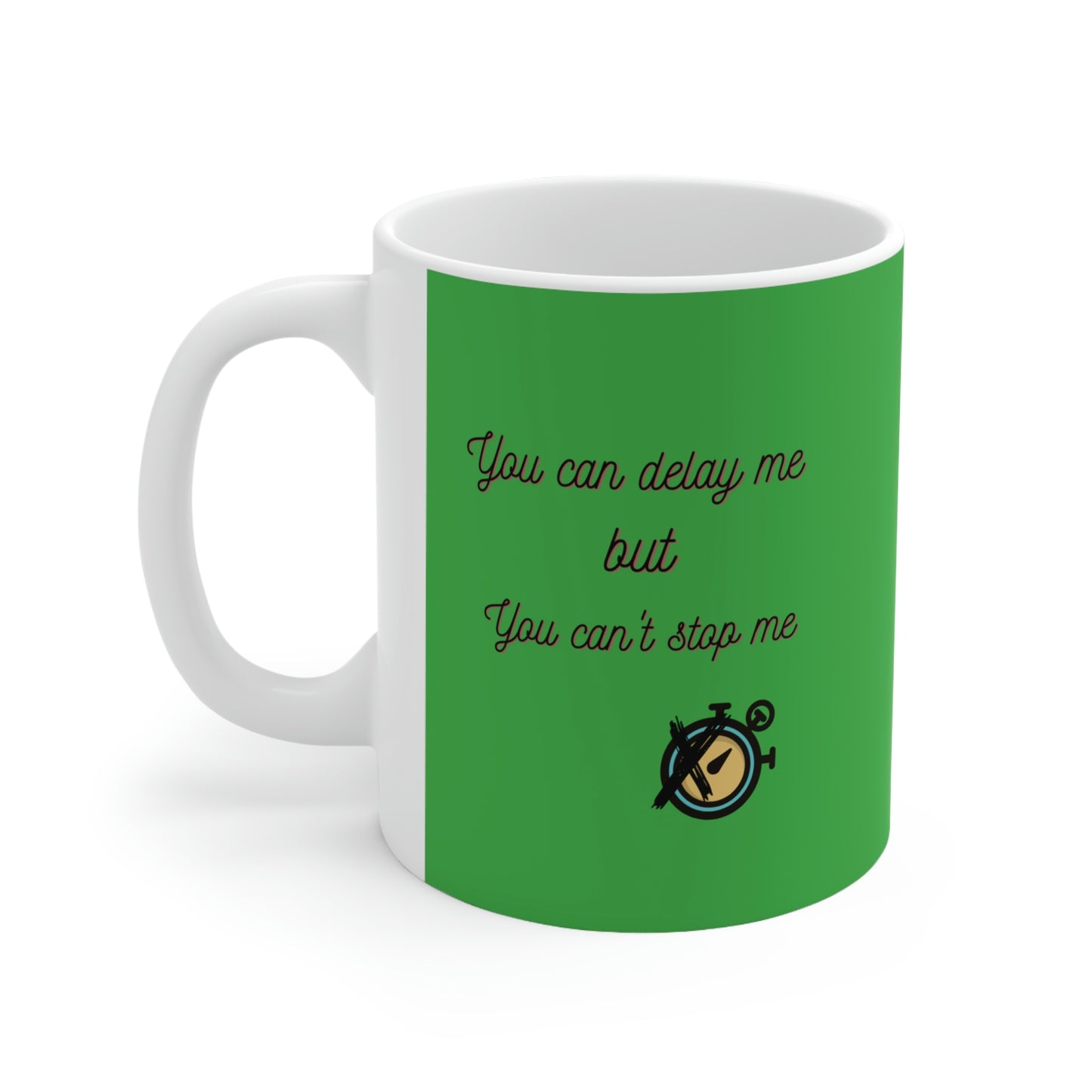 "God is My Partner" Quote Ceramic Mug 11oz