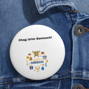 Hanukkah Custom Pin Buttons