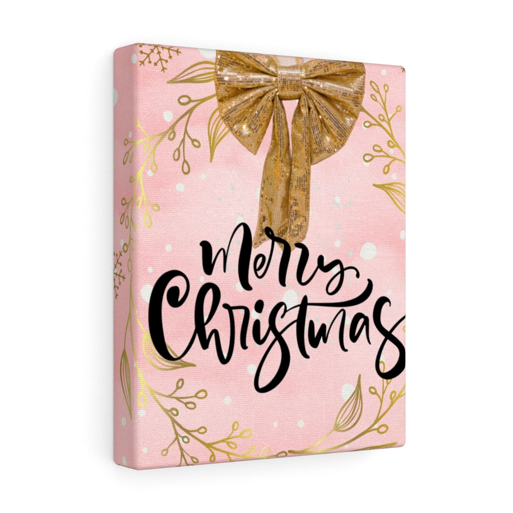 Merry Christmas Wreath Canvas Gallery Wraps