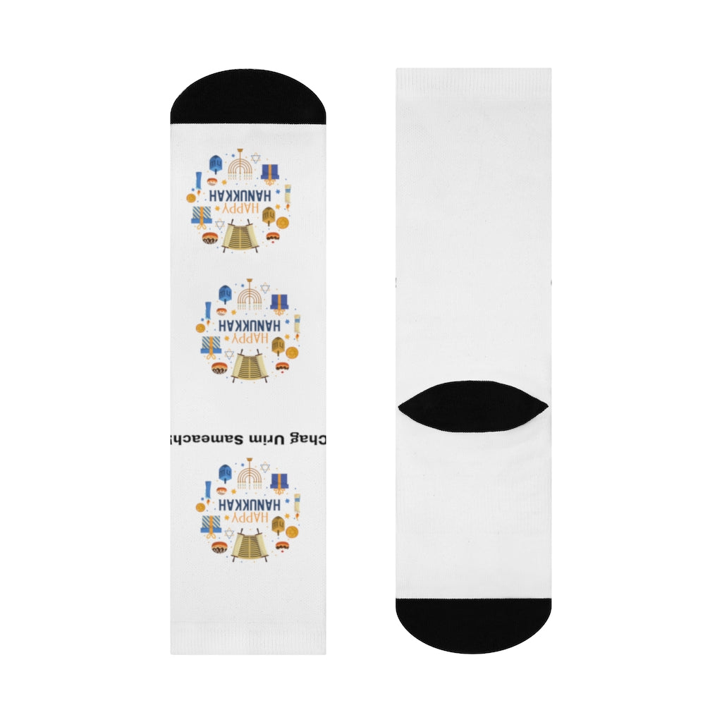 Hanukkah Crew Socks