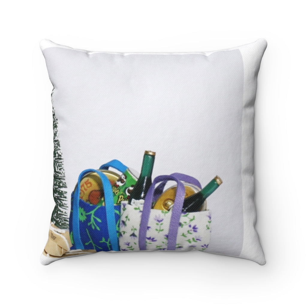 Comfort & Joy Curvy Woman Spun Polyester Square Pillow Case