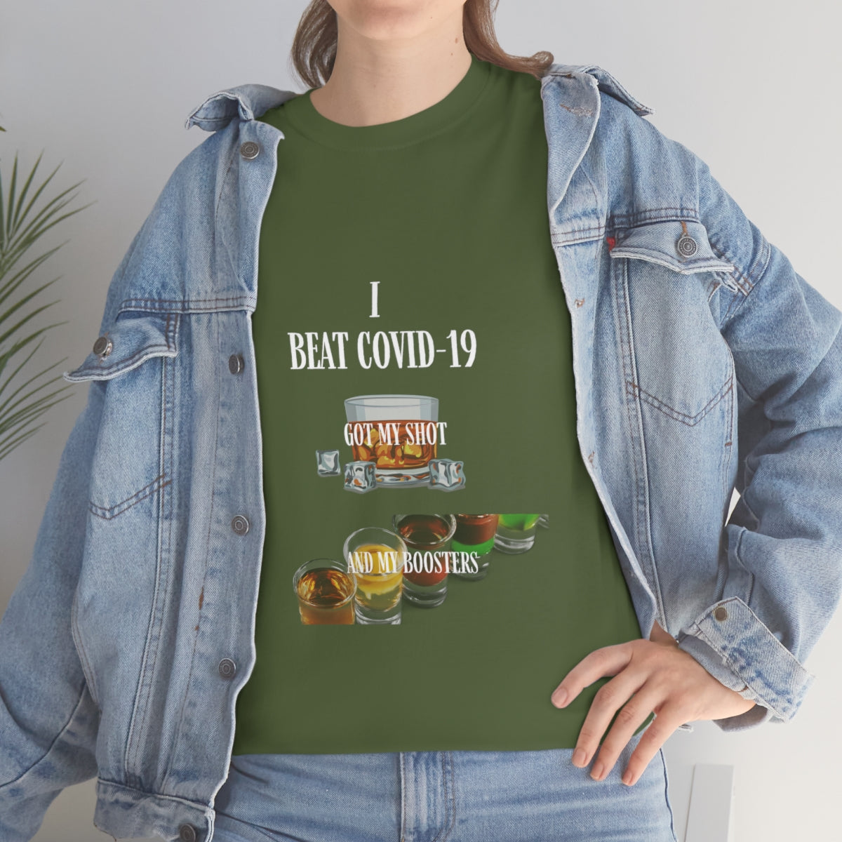 Unisex Heavy Cotton Tee Funny COVID-19 T-Shirt