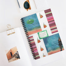 Load image into Gallery viewer, Happy Haunting Spiral Notebook - Ruled Line
