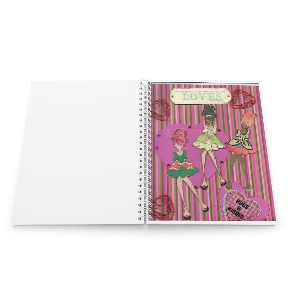 Spiral Journal Hugs & Kisses