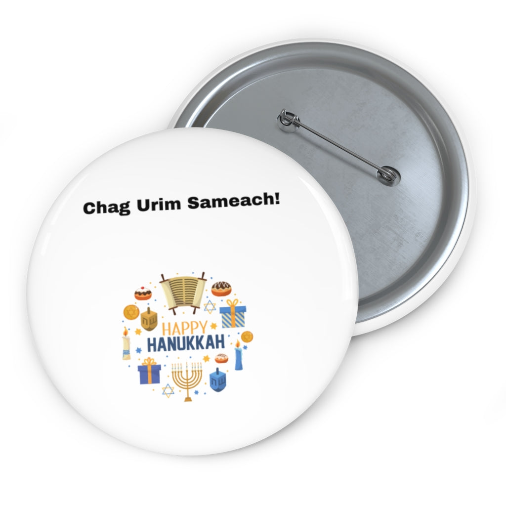 Hanukkah Custom Pin Buttons