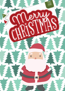 Echo Park Paper Company Christmas Magic 6x13 Phrases chipboard, Multi