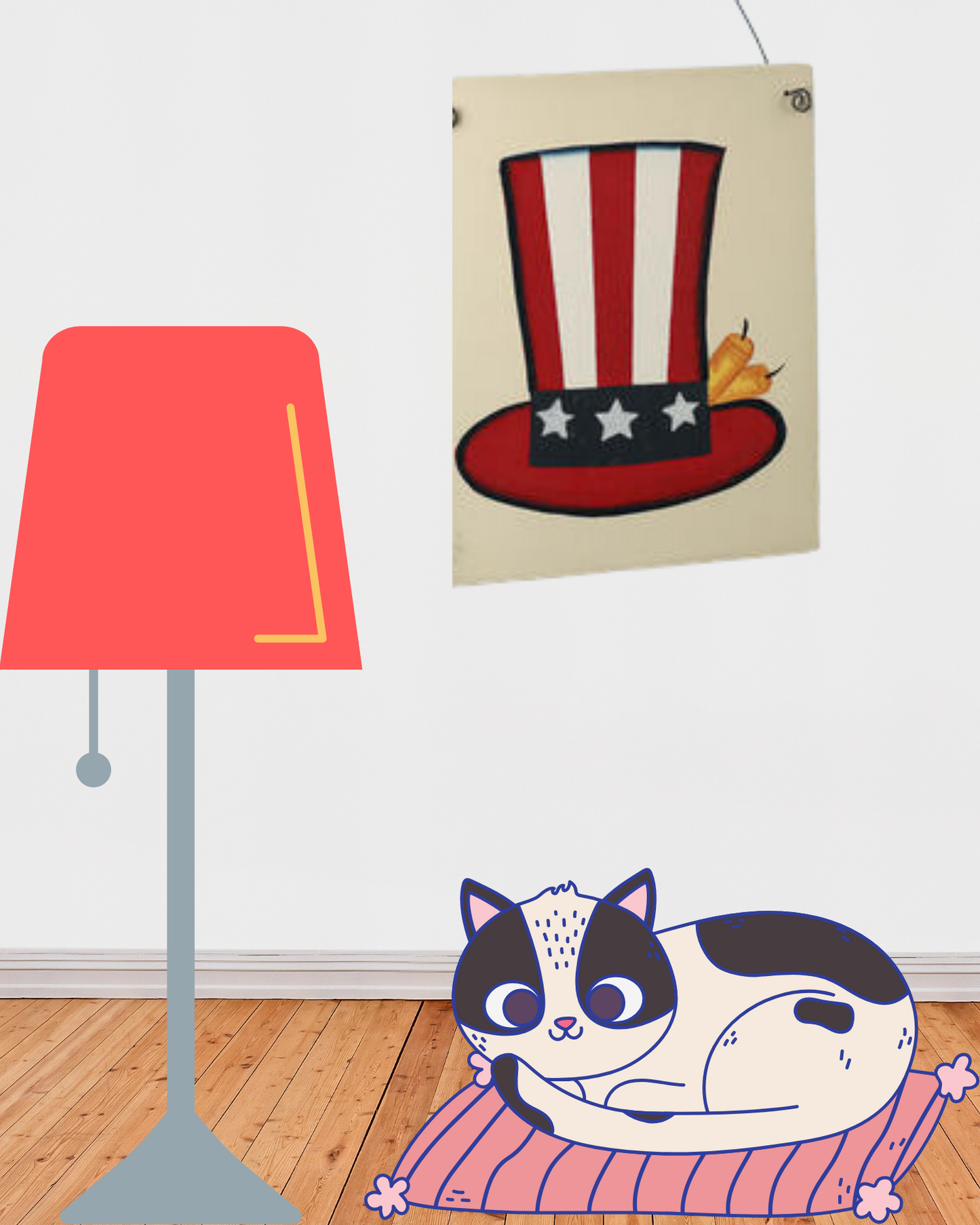 Uncle Sam Americana Wood Sign