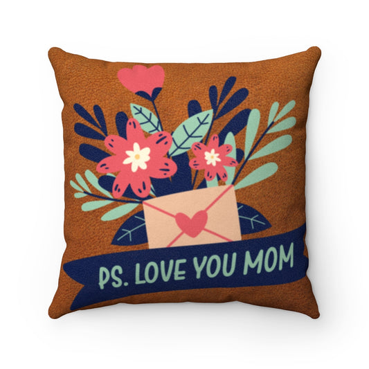 Faux Suede Square Pillow