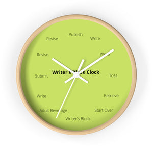 The Writer's Block Collection Wall clock
