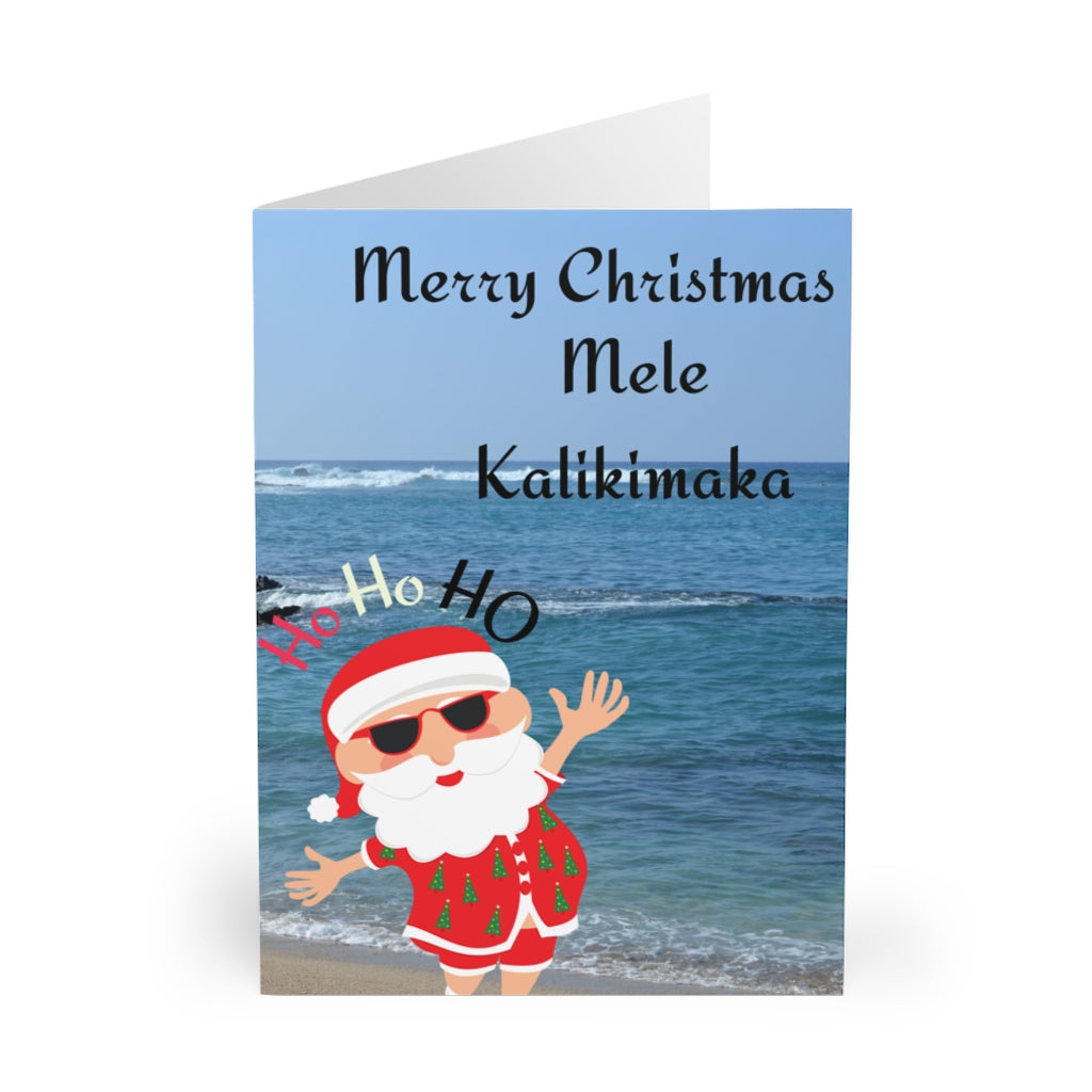 Greeting Cards (5 Pack) Mele Kalikimaka Hawaiian
