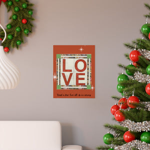 Love Quilt Premium Matte vertical posters