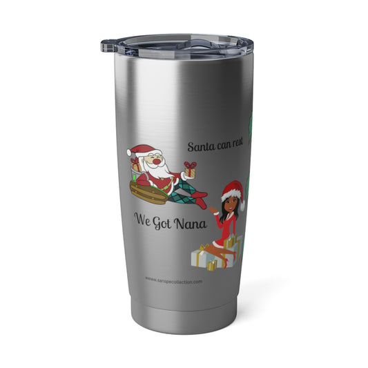 Vagabond 20 oz Tumbler-Christmas Santa