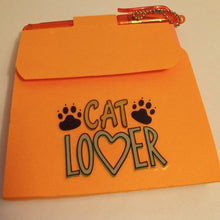 Load image into Gallery viewer, Cat Lover Post it Note with Pen
