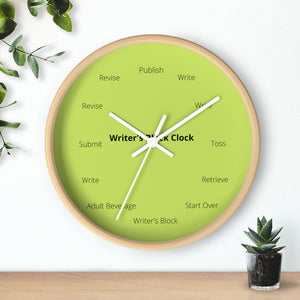 The Writer's Block Collection Wall clock