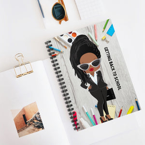 Getting back to school Spiral Notebook - Ruled Line
