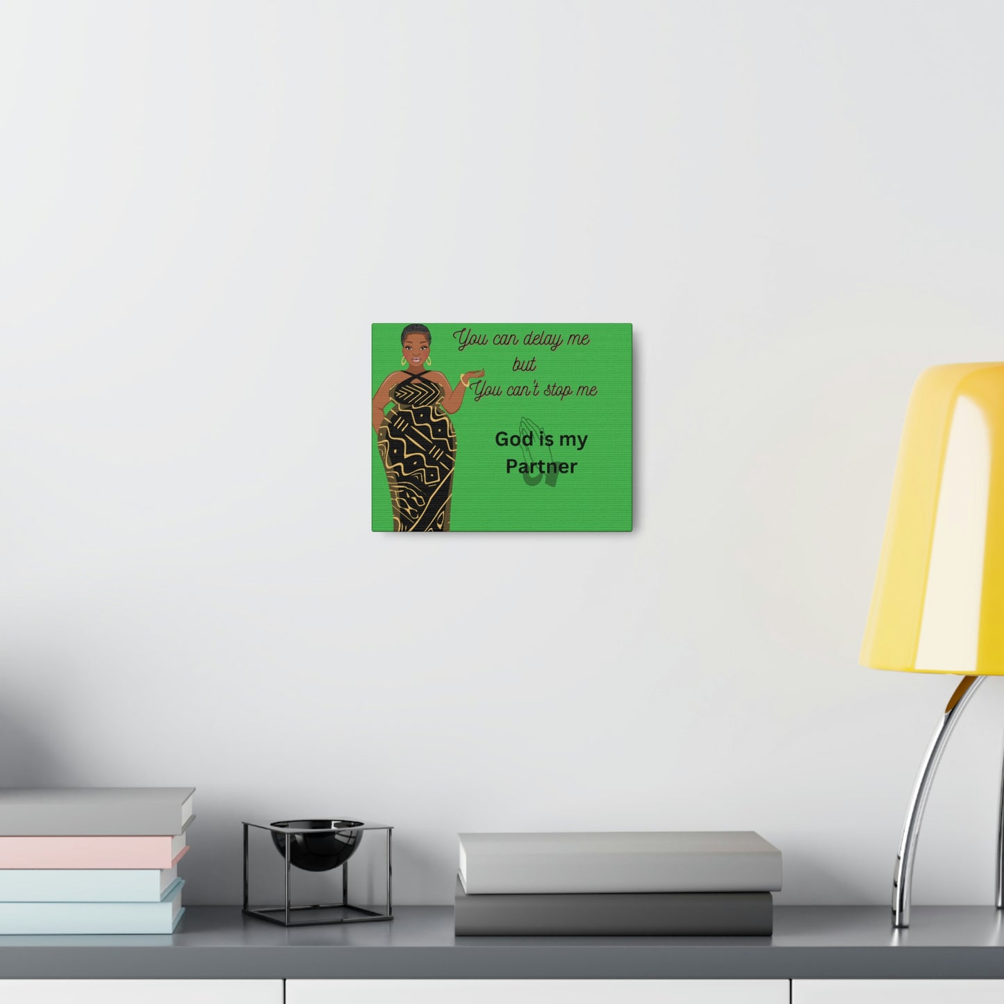 "God is My Partner" Canvas Gallery Wraps