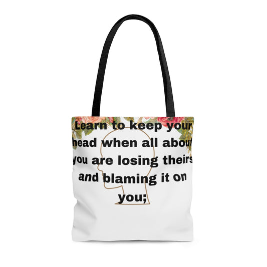 Rudyard Kipling "If" AOP Tote Bag