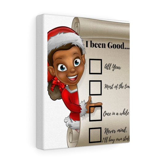 Canvas Gallery Wraps Santa's Naughty List