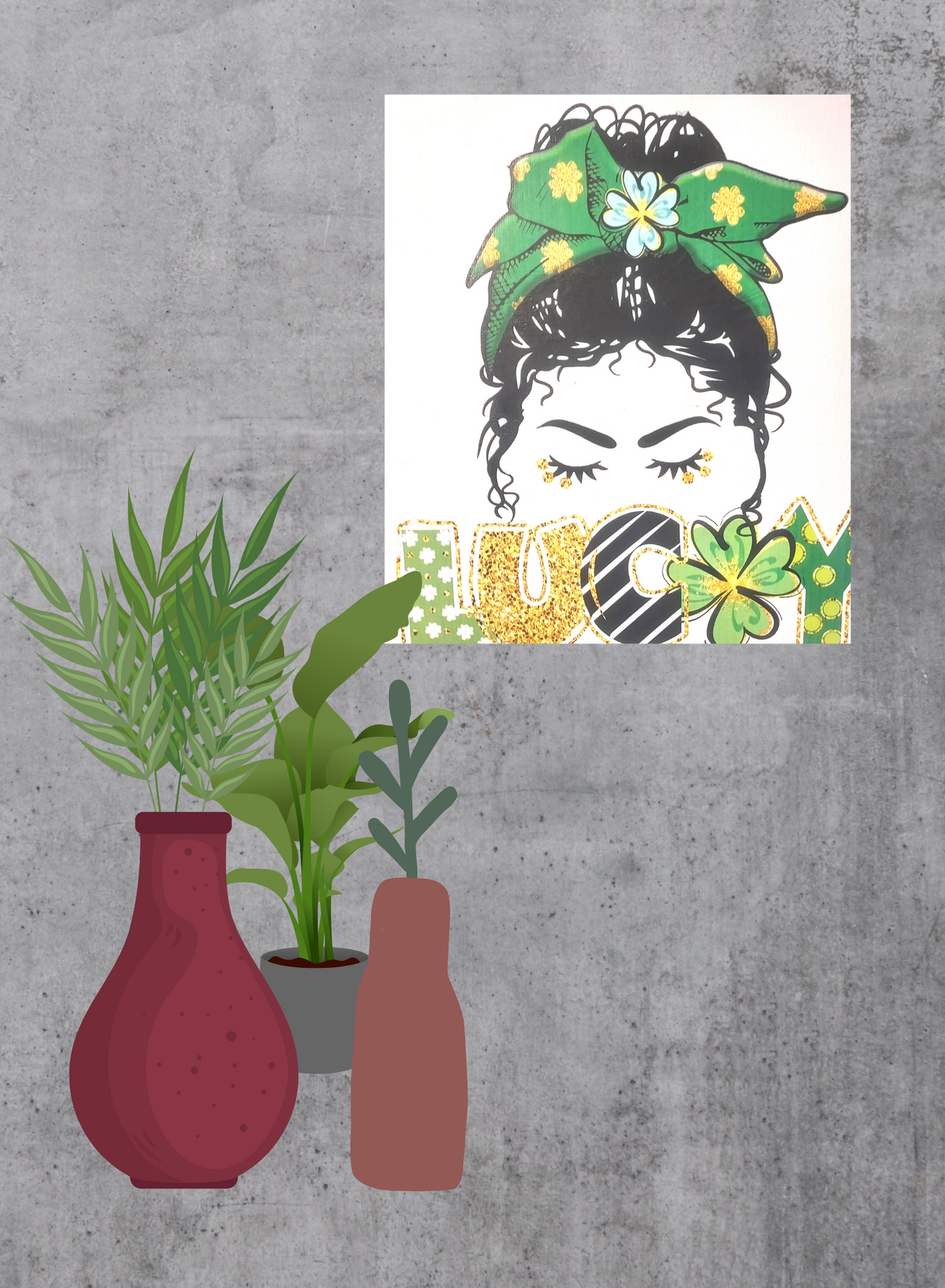 St. Patrick's Day - A Lucky Lady Canva