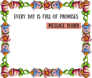 Magnetic Message Board Digital Prints kit