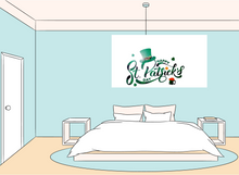 Load image into Gallery viewer, Happy St. Patrick&#39;s Day Canvas Board - 15x11&quot; Wall Art with Beer Mug Design

