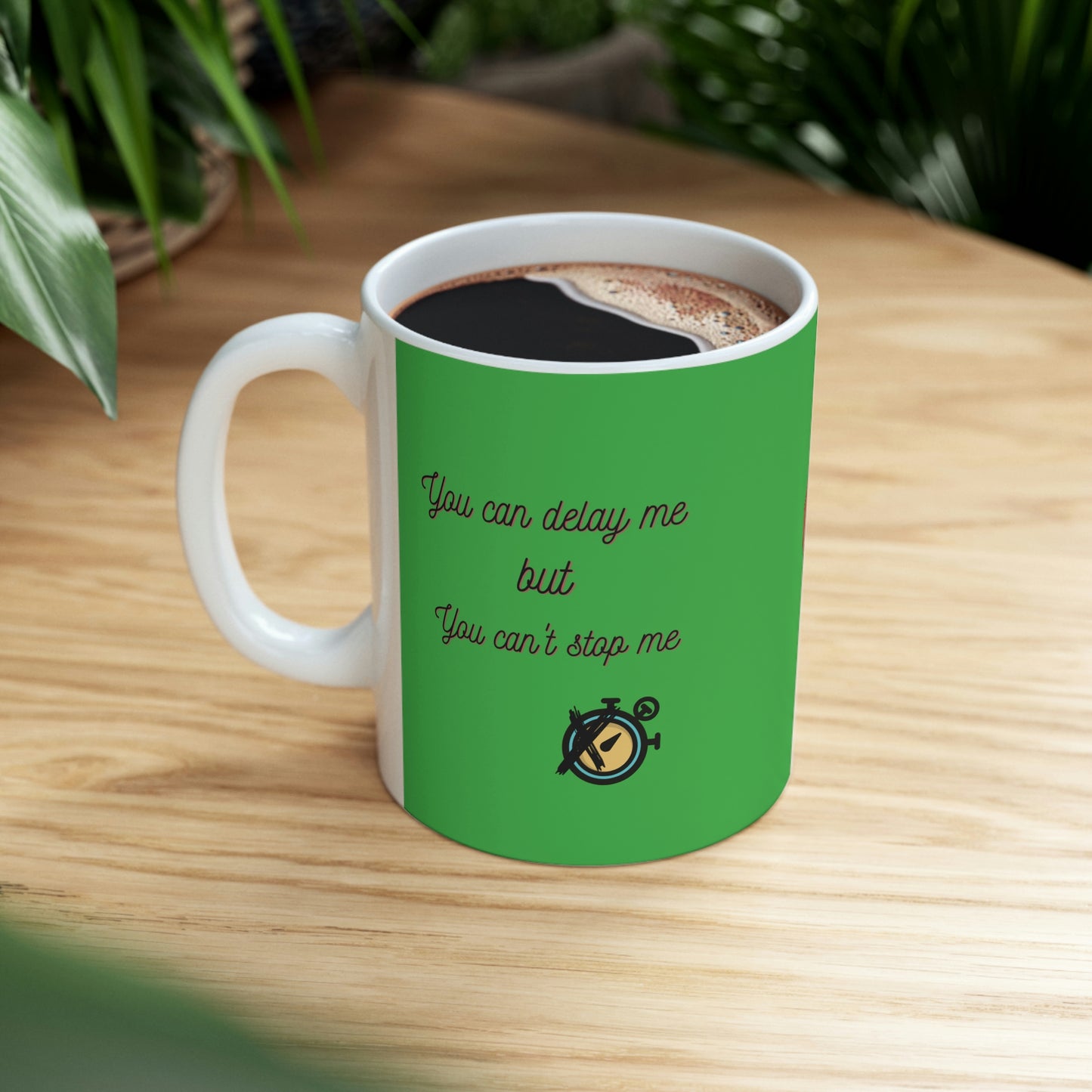 "God is My Partner" Quote Ceramic Mug 11oz