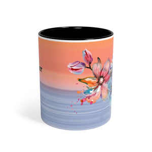 Black Teenage Queen Accent Mug