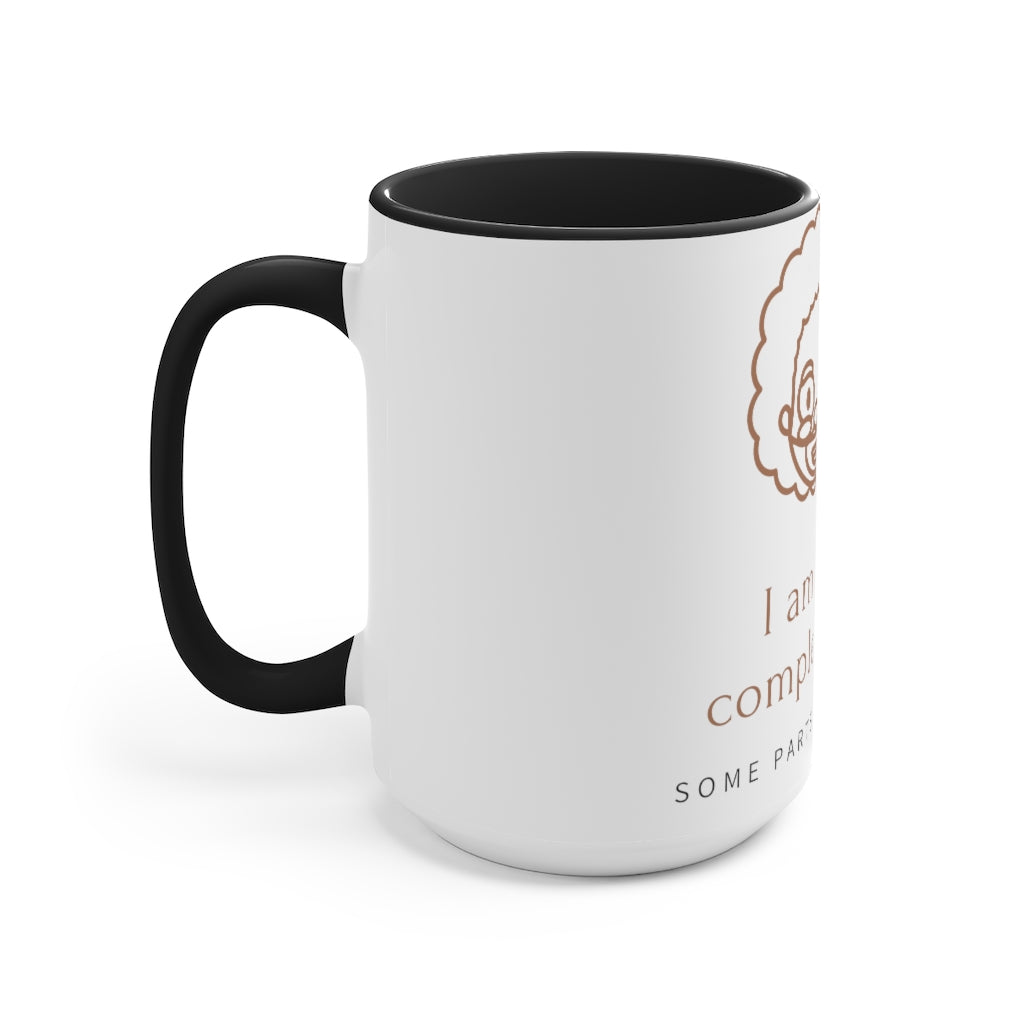 "I am not Idiot" Accent Mug