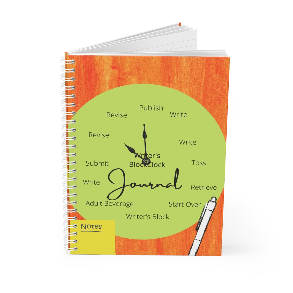 The Writer's Block Collection Spiral Notebook