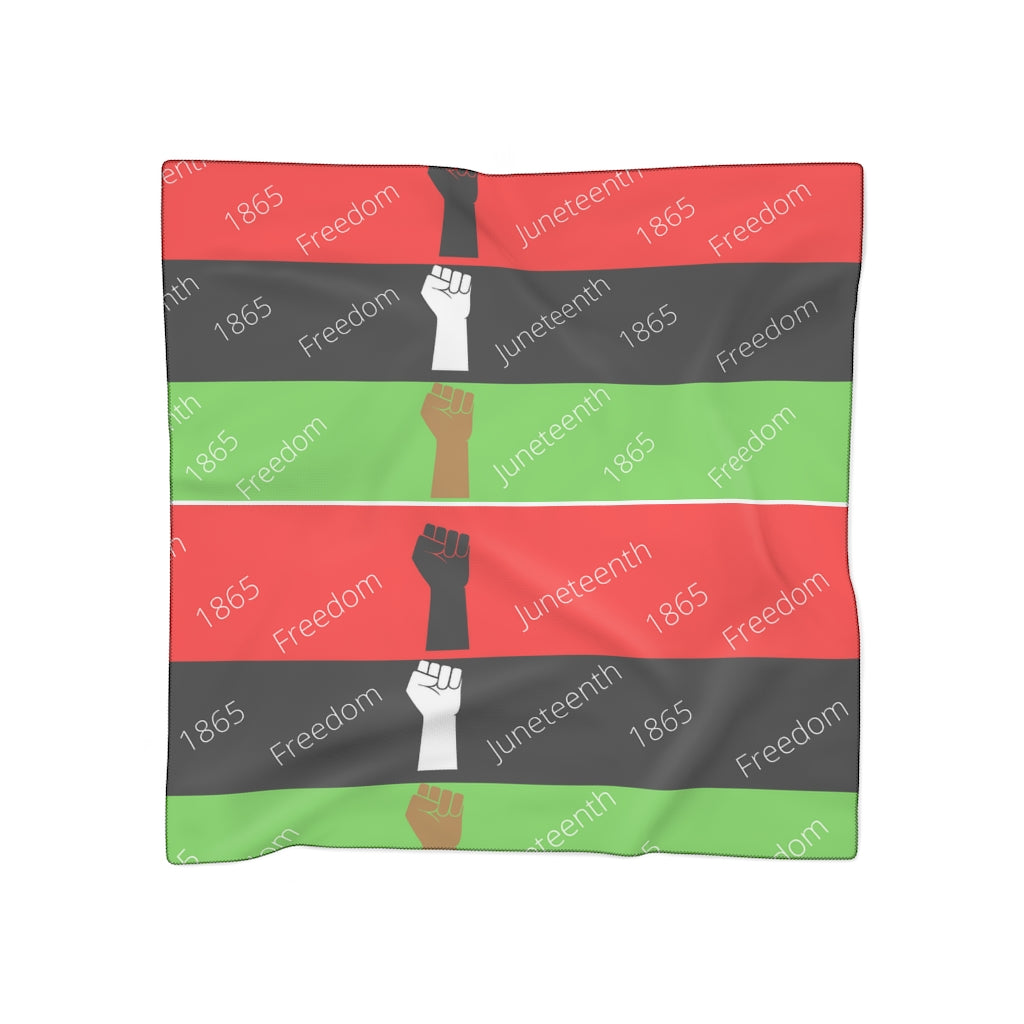 Juneteenth Freedom Day Poly Scarf