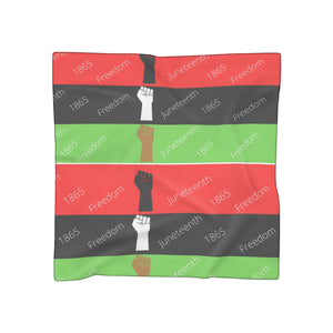 Juneteenth Freedom Day Poly Scarf