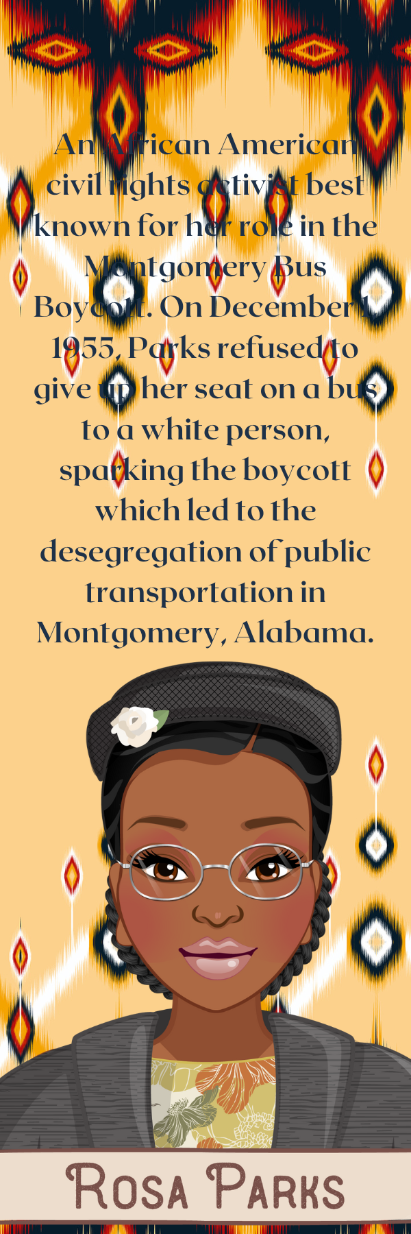 Black Female Activist Bookmarks Series 2