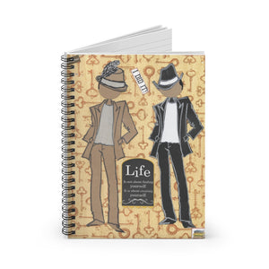 Father's Wisdom Spiral Notebook - Ruled Line